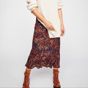 Free people Kendall midi skirt